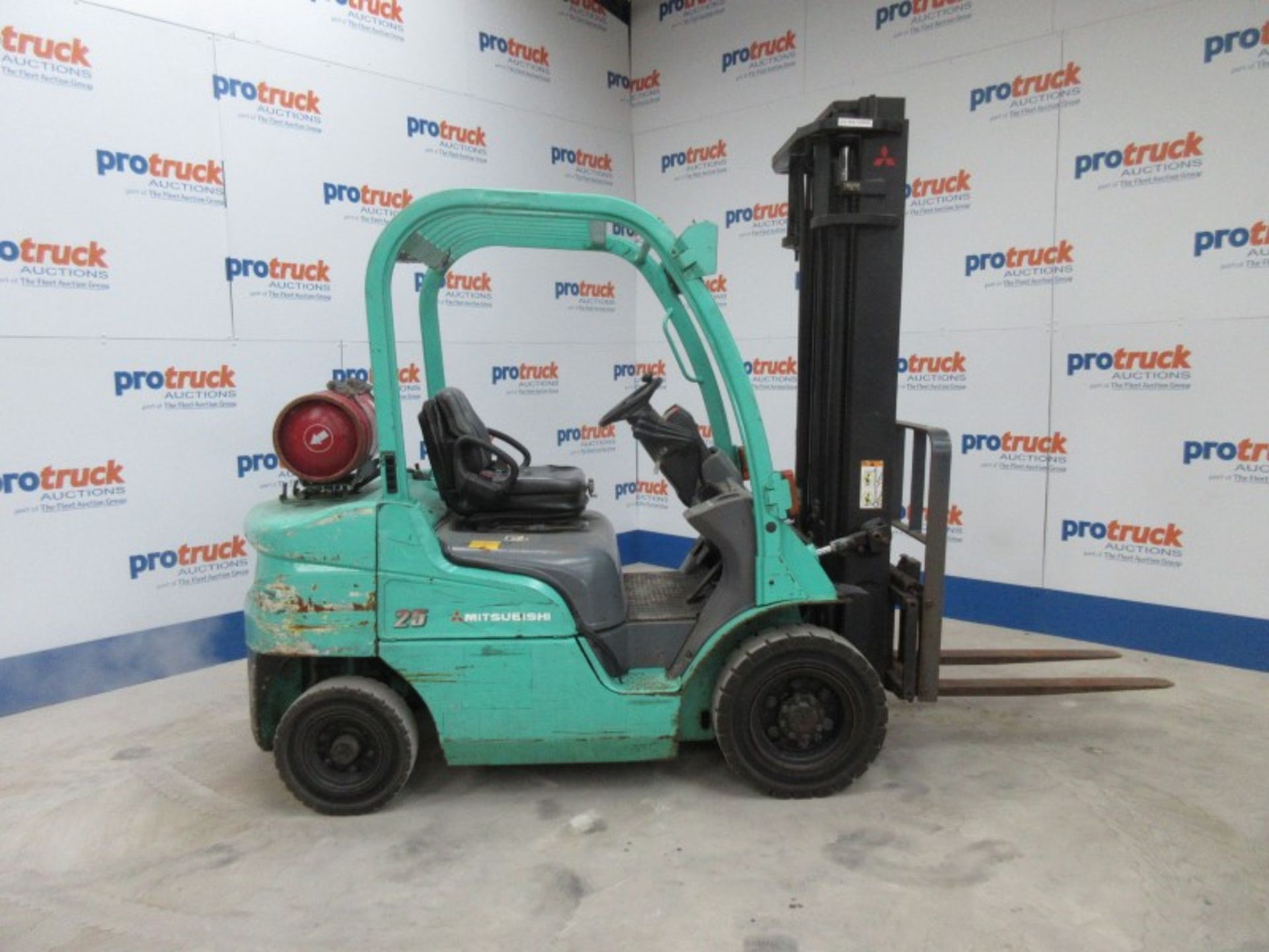 MITSUBISHI FG25N Plant LPG / CNG - VIN: EF17DL50945 - Year: 2007 - 4,912 Hours - Duplex Forklift, - Image 6 of 9