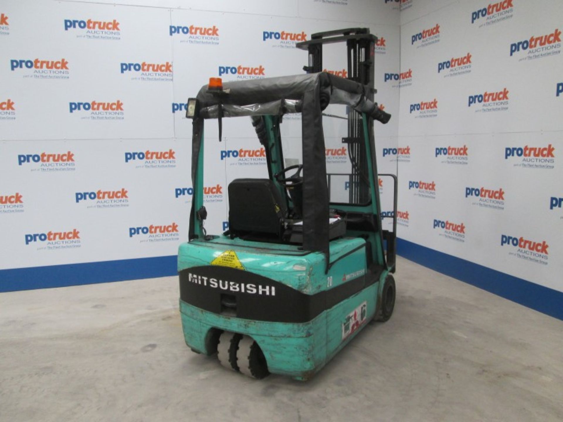 MITSUBISHI FB20KT Plant Electric - VIN: EFB5A75100 - Year: 2001 - 7,159 Hours - Duplex Forklift, - Image 4 of 9