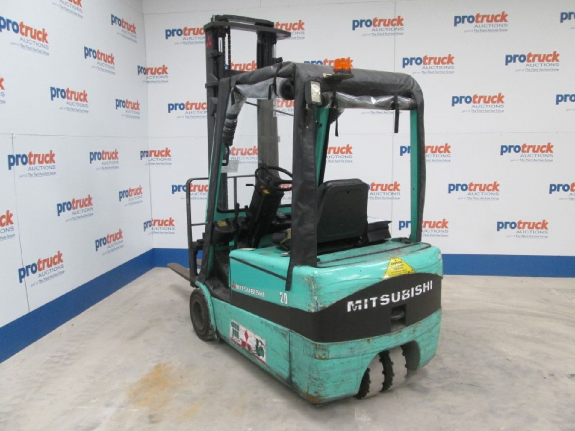 MITSUBISHI FB20KT Plant Electric - VIN: EFB5A75100 - Year: 2001 - 7,159 Hours - Duplex Forklift, - Image 5 of 9