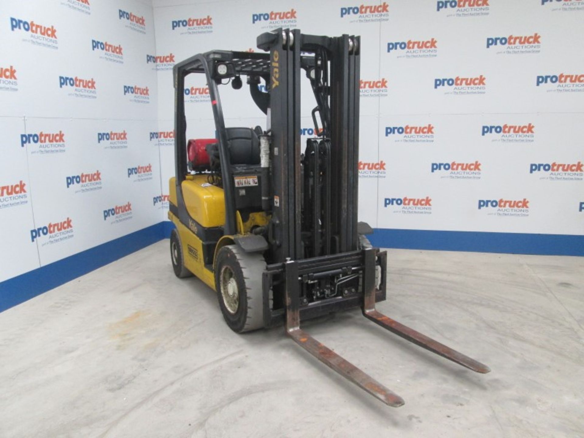 YALE GLP25VX E2170 Plant LPG / CNG - VIN: B875B24356K - Year: 2012 - no display km - Triplex 4.9M - Image 2 of 8