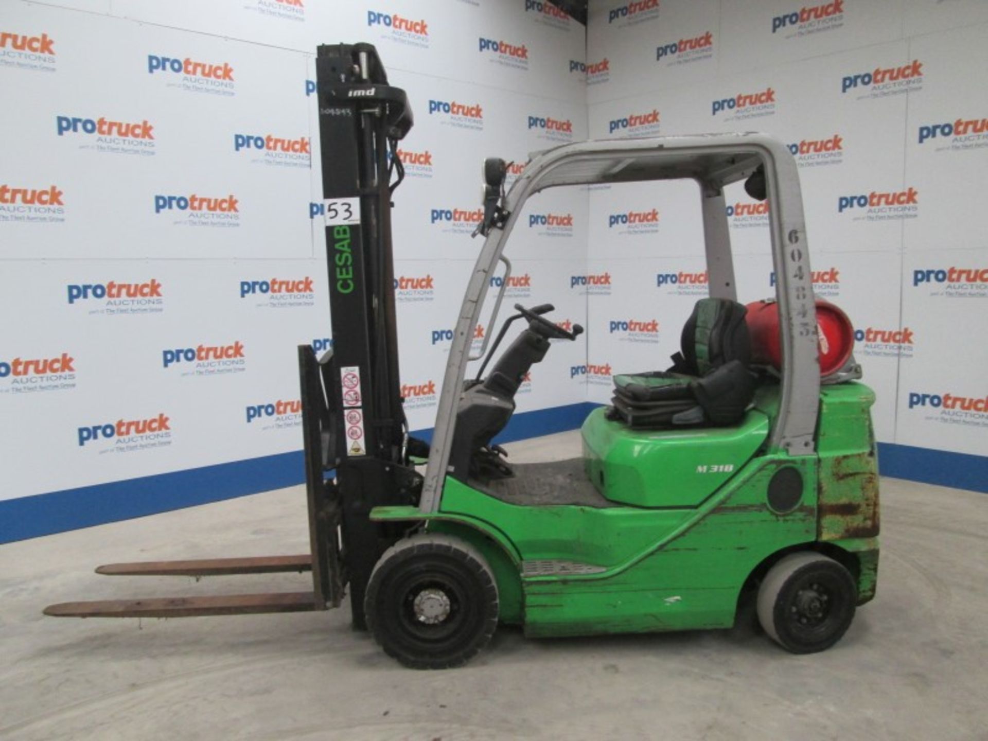 CESAB M318G Plant LPG / CNG - VIN: CE372942 - Year: 2013 - 11,203 Hours - Duplex Forklift, - Image 3 of 9