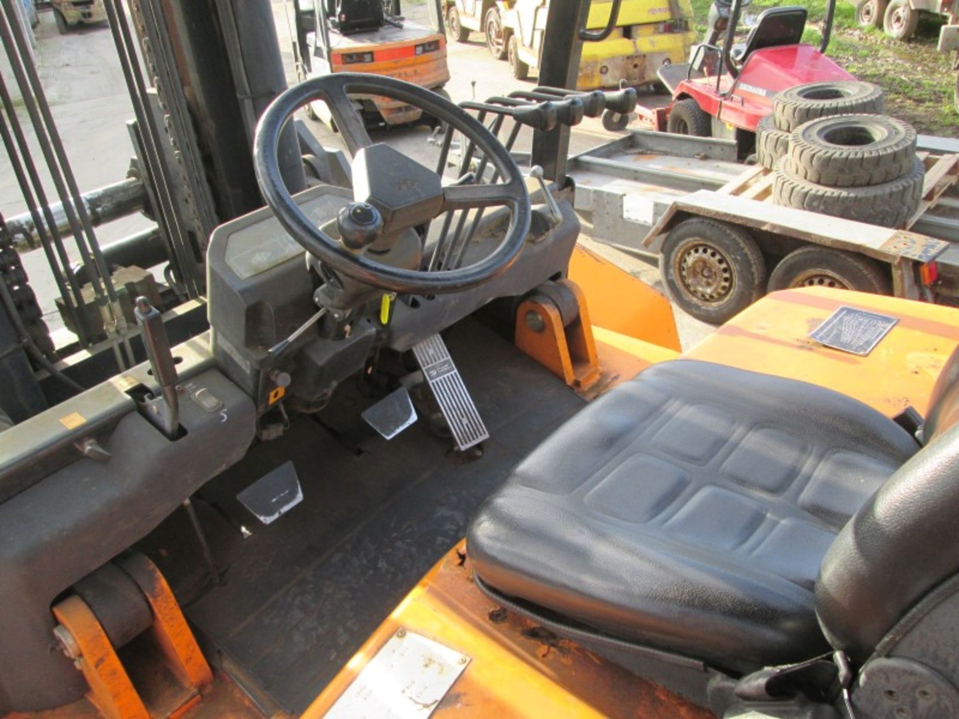 SAMUK RY100D Plant Diesel - VIN: 070824450 - Year: 2007 - 1,450 Hours - Duplex 3.3M Forklift, - Image 8 of 10