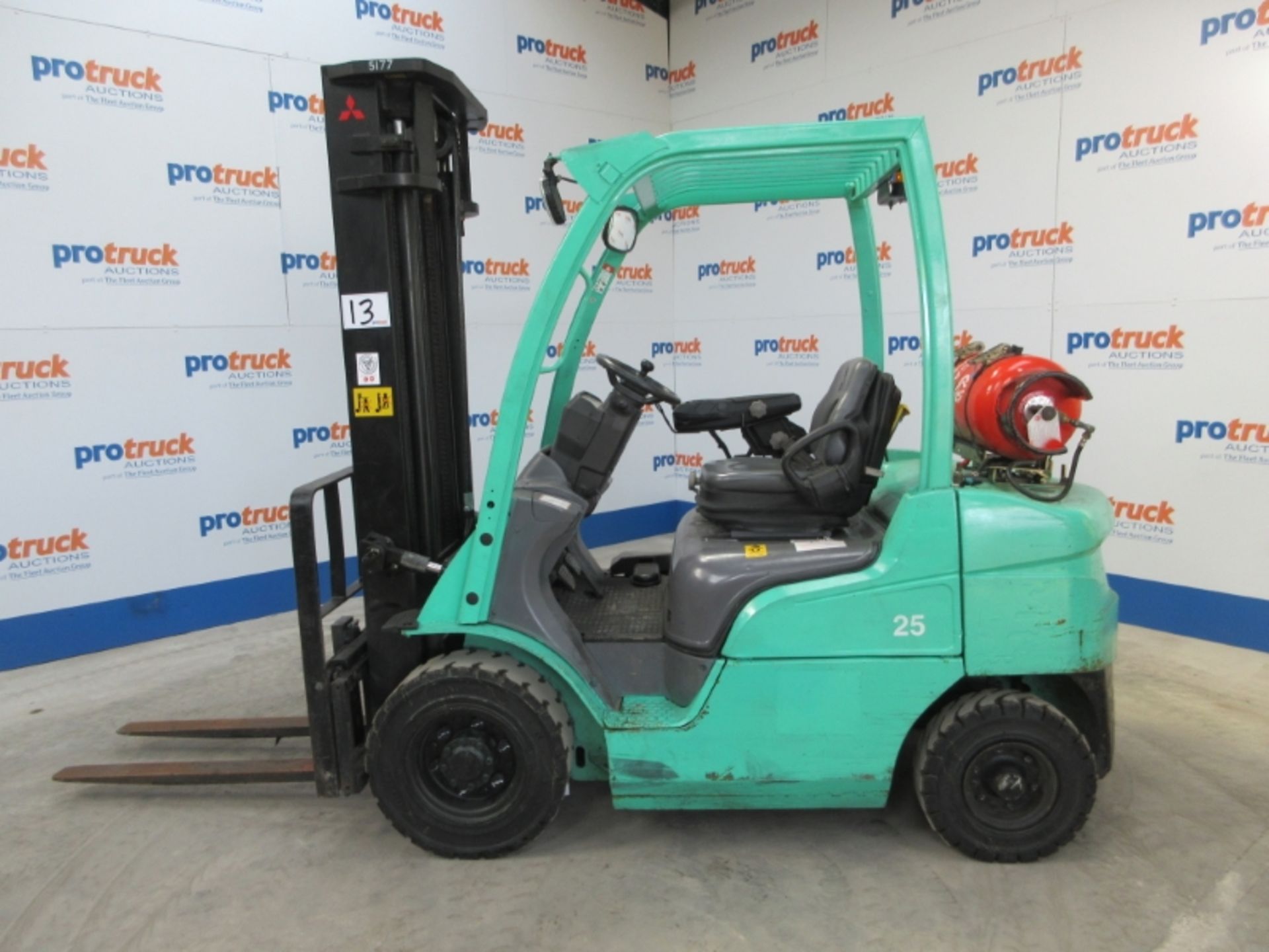 MITSUBISHI FG25N Plant LPG / CNG - VIN: EF17DL53563 - Year: 2013 - 7,286 Hours - Duplex 3.7M - Image 3 of 9