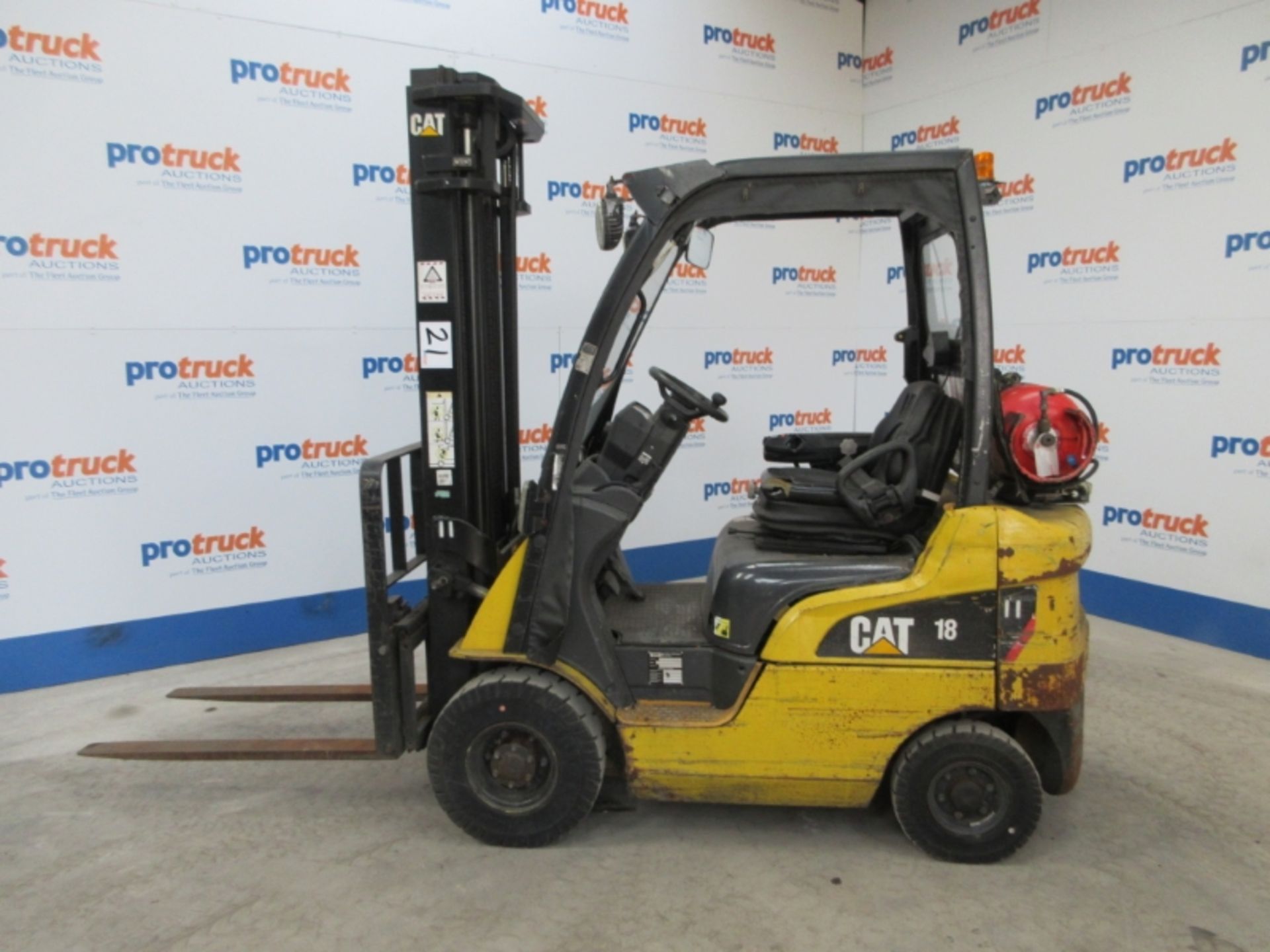 Caterpillar GP18N Plant LPG/CNG - VIN: ET34L42079 - Year: 2010 - 13,684 Hrs - Duplex 3.72M Forklift, - Image 9 of 9