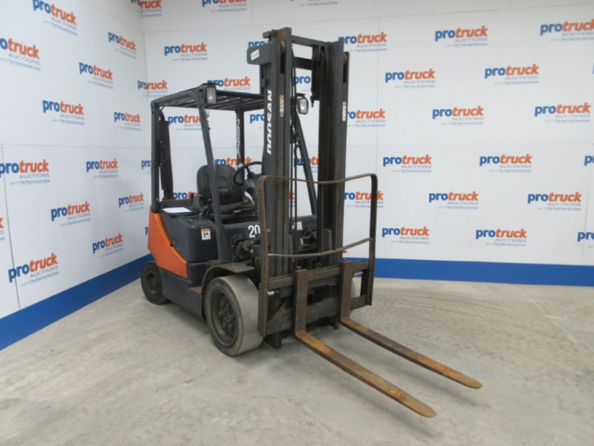 DOOSAN D20S-5 Plant Diesel - VIN: LR00156 - Year: 2007 - 5,660 Hours - Duplex 3.2M Forklift, - Image 2 of 9