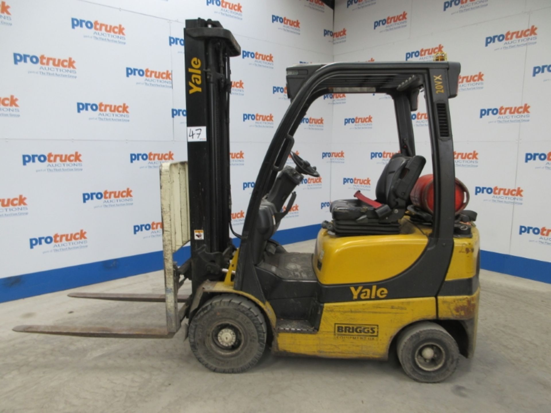 YALE GLP20SVX Plant LPG / CNG - VIN: C810B06818L - Year: 2013 - 14,416 Hours - Duplex 3.8M Forklift, - Image 3 of 9