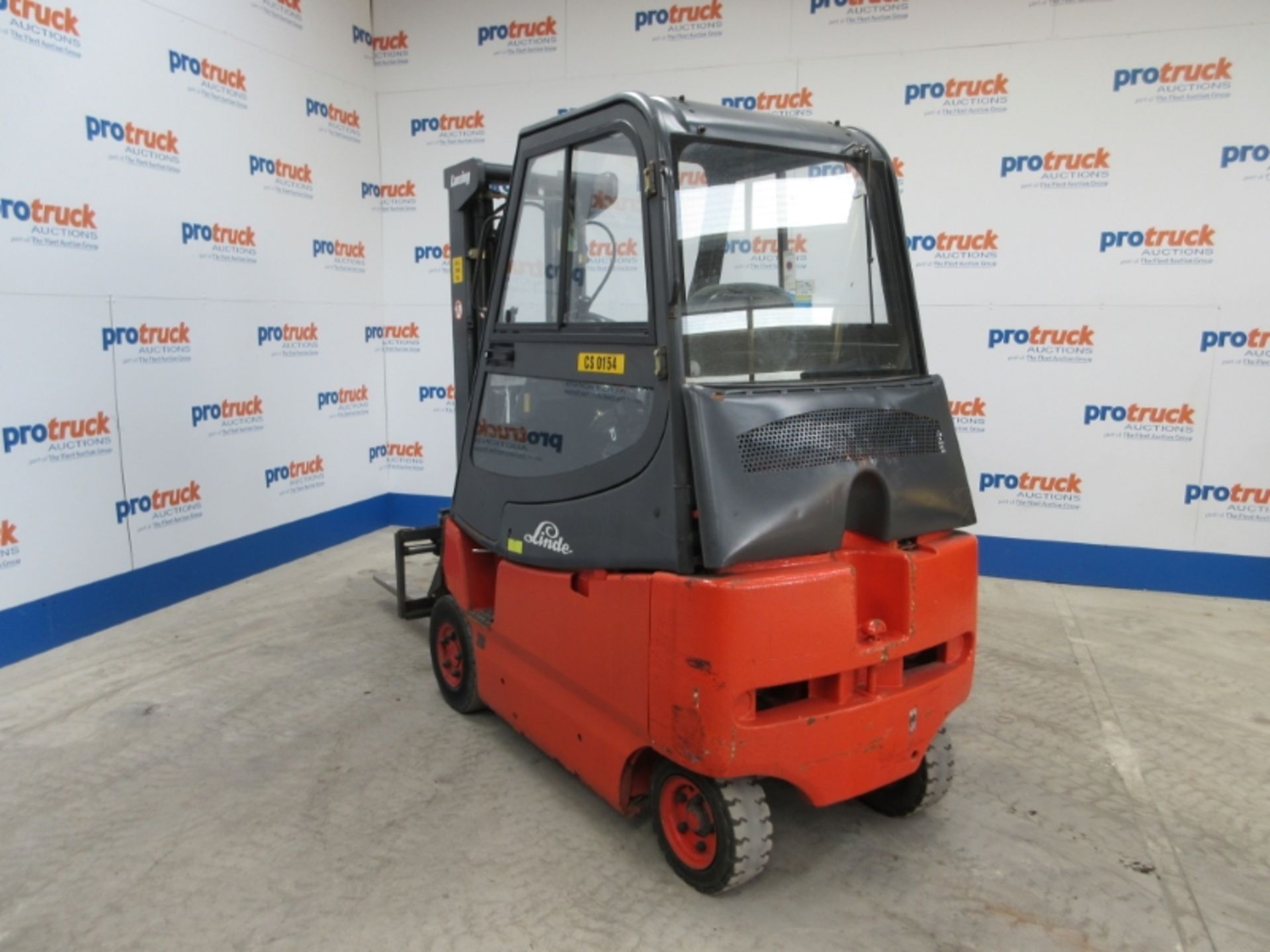 LINDE E20-02EX Plant Electric - VIN: H2X336N01830 - Year: 2002 - 1,591 Hours - Duplex Forklift, - Image 4 of 8