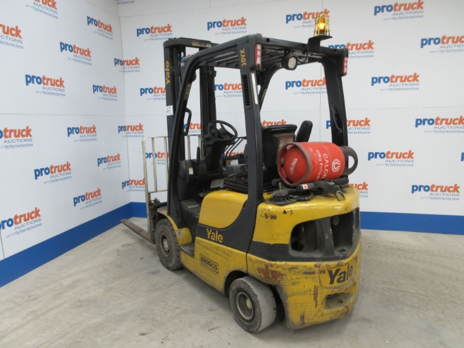 YALE GLP20SVX Plant LPG / CNG - VIN: C810B06818L - Year: 2013 - 14,416 Hours - Duplex 3.8M Forklift, - Image 4 of 9