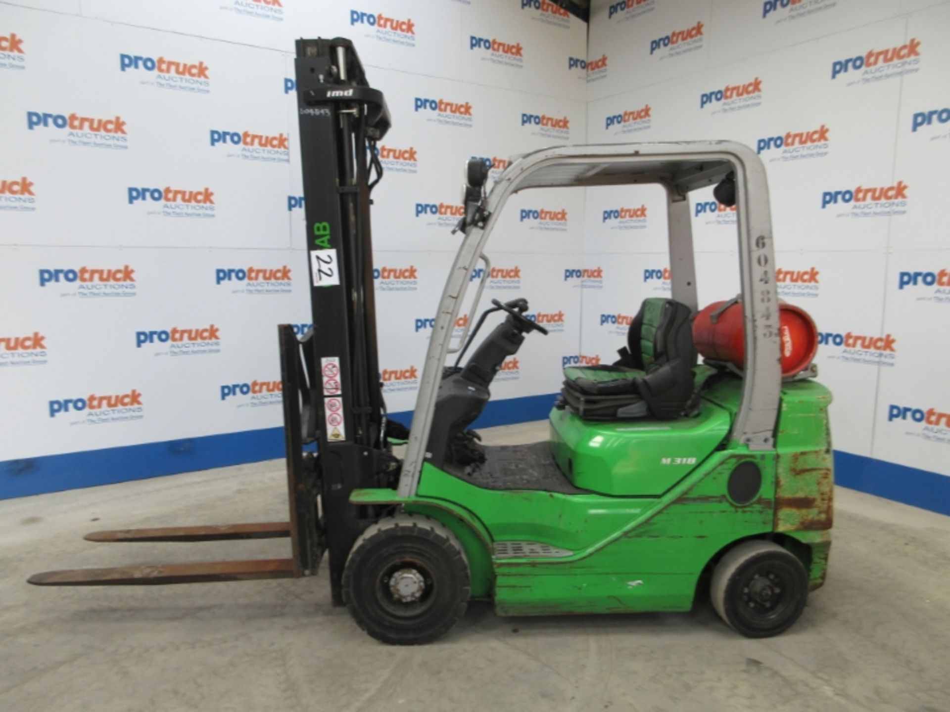 CESAB M318G Plant LPG / CNG - VIN: CE372942 - Year: 2013 - 11,203 Hours - Duplex Forklift, - Image 3 of 9