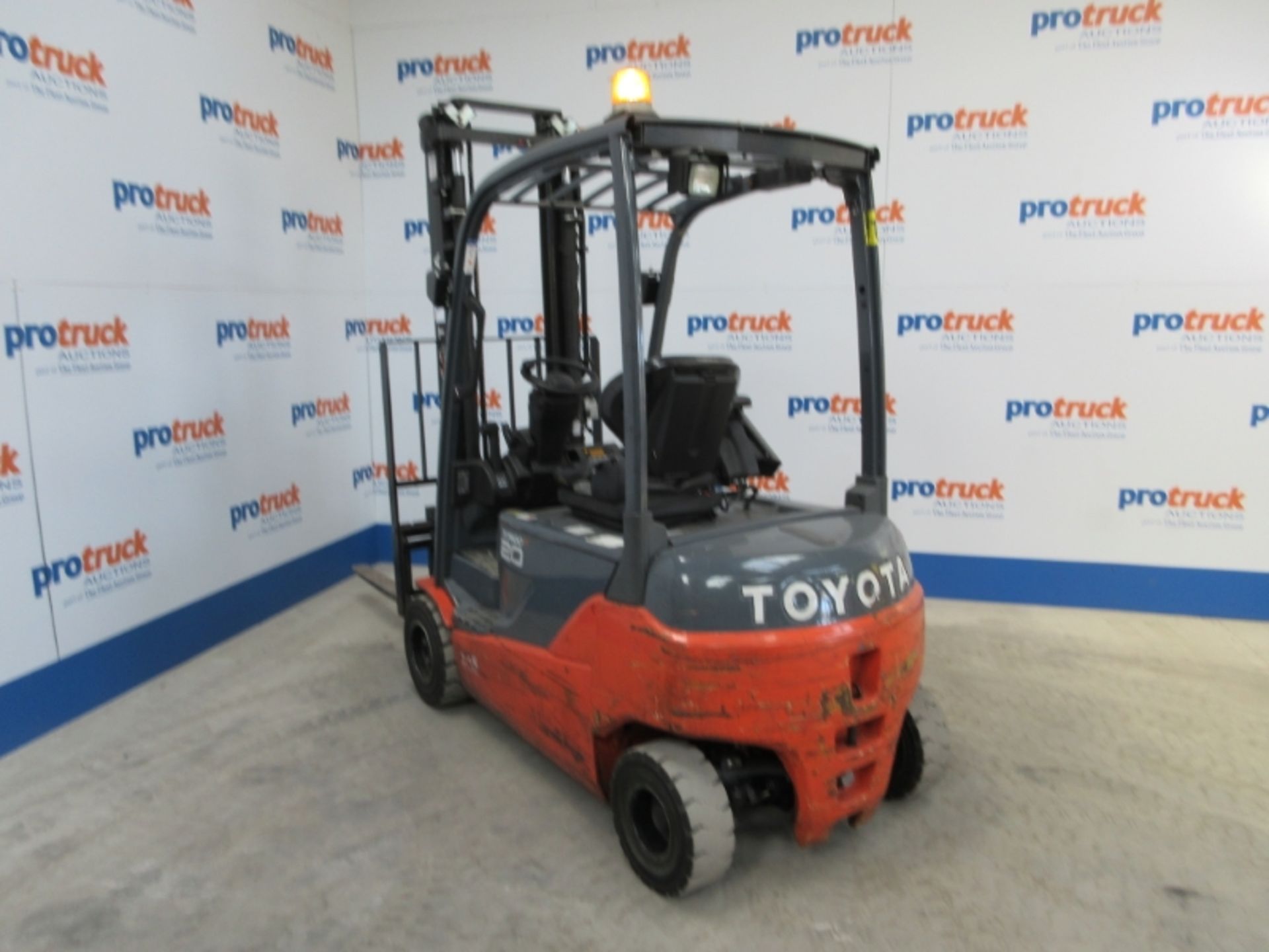 TOYOTA 8FBMT20 Plant Electric - VIN: 8FDF25E11557 - Year: 2012 - 1,509 Hours - Duplex 3.7M Forklift, - Image 4 of 9