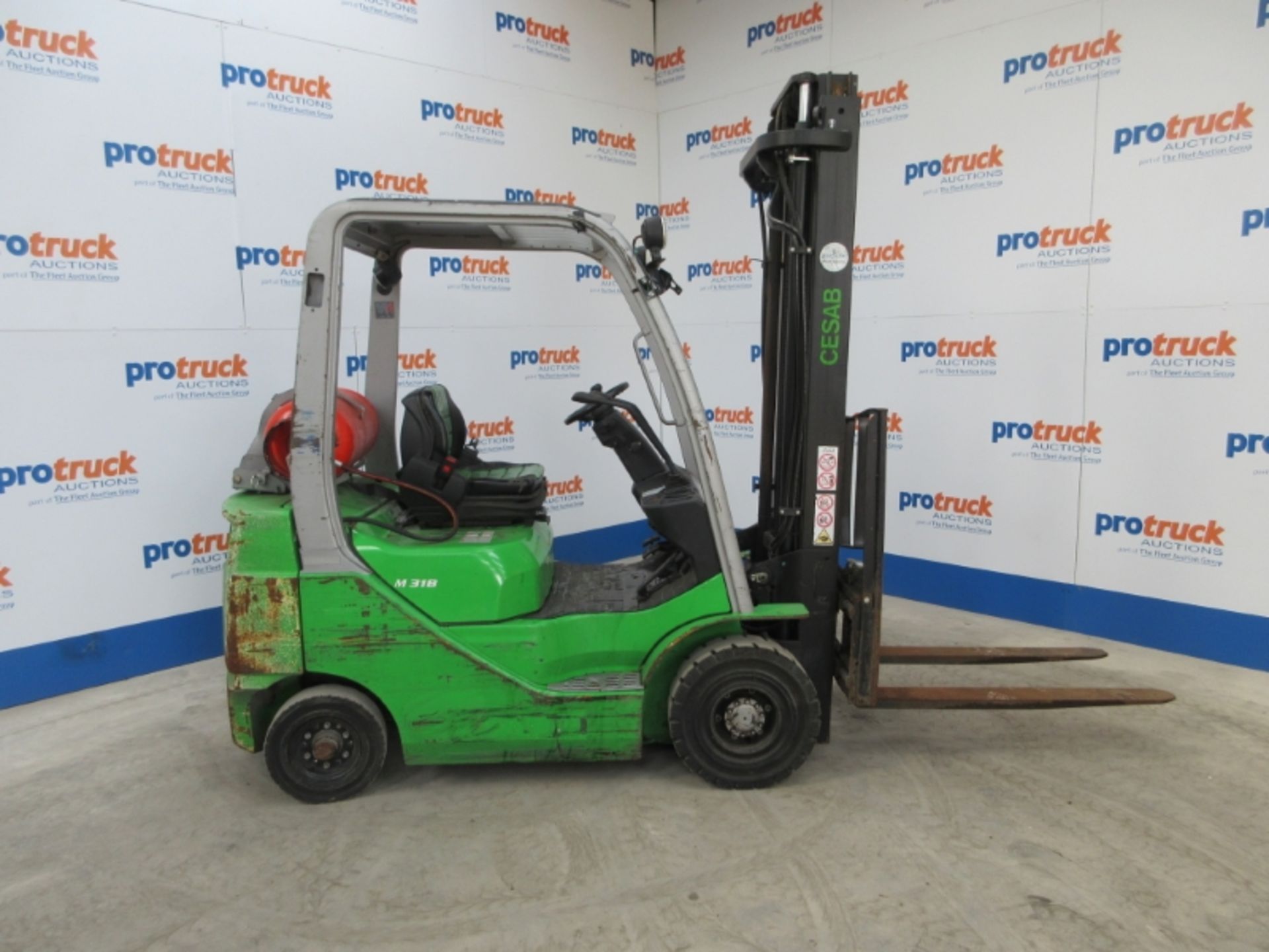 CESAB M318G Plant LPG / CNG - VIN: CE372942 - Year: 2013 - 11,203 Hours - Duplex Forklift, - Image 6 of 9