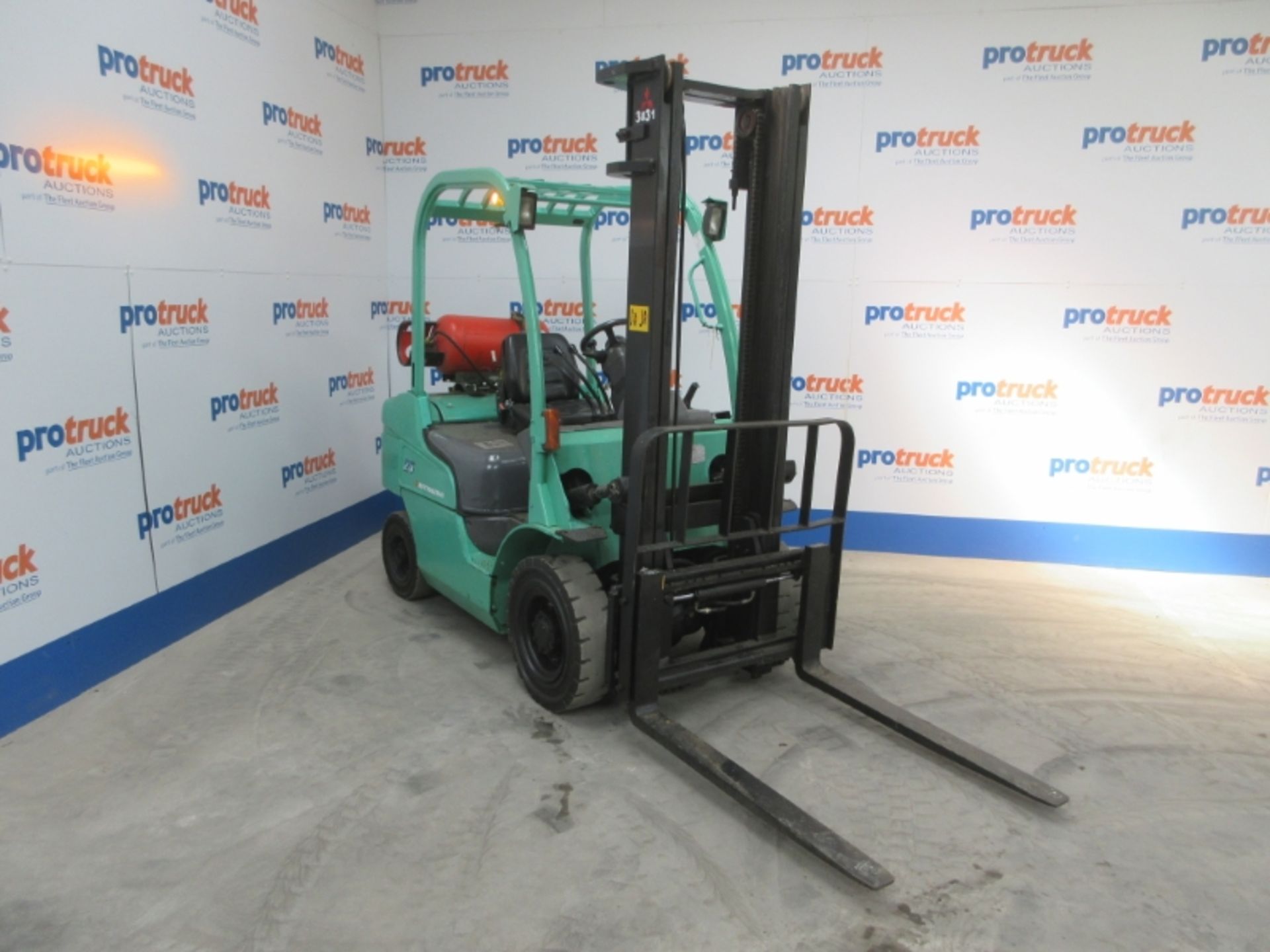 MITSUBISHI FG25N Plant LPG / CNG - VIN: EF17DL51293 - Year: 2008 - 7,471 Hours - Duplex Forklift, - Image 2 of 9