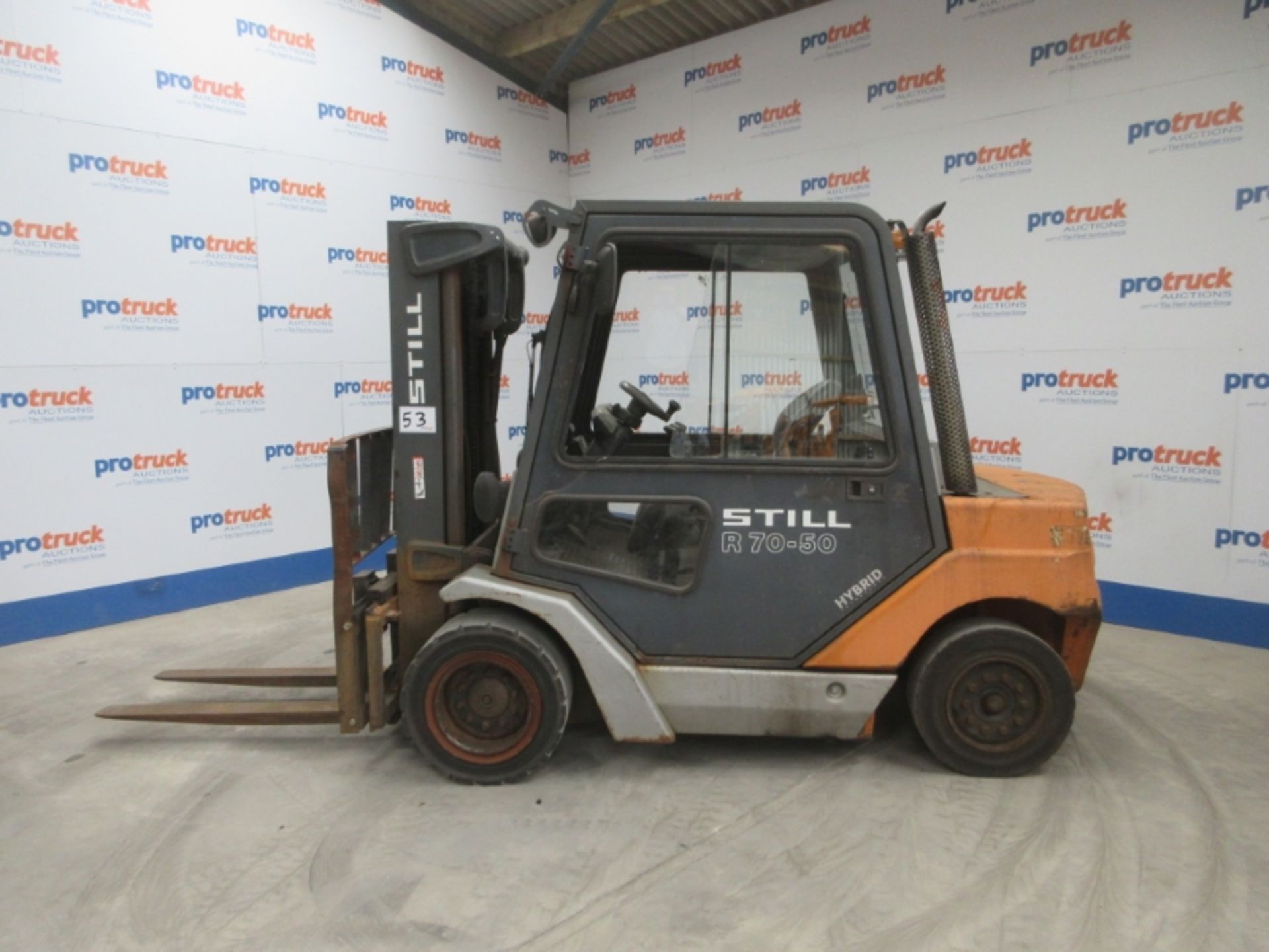 STILL R70-50 Plant Diesel - VIN: 517073000252 - Year: 2008 - 7,127 Hours - Triplex Forklift, - Image 3 of 11