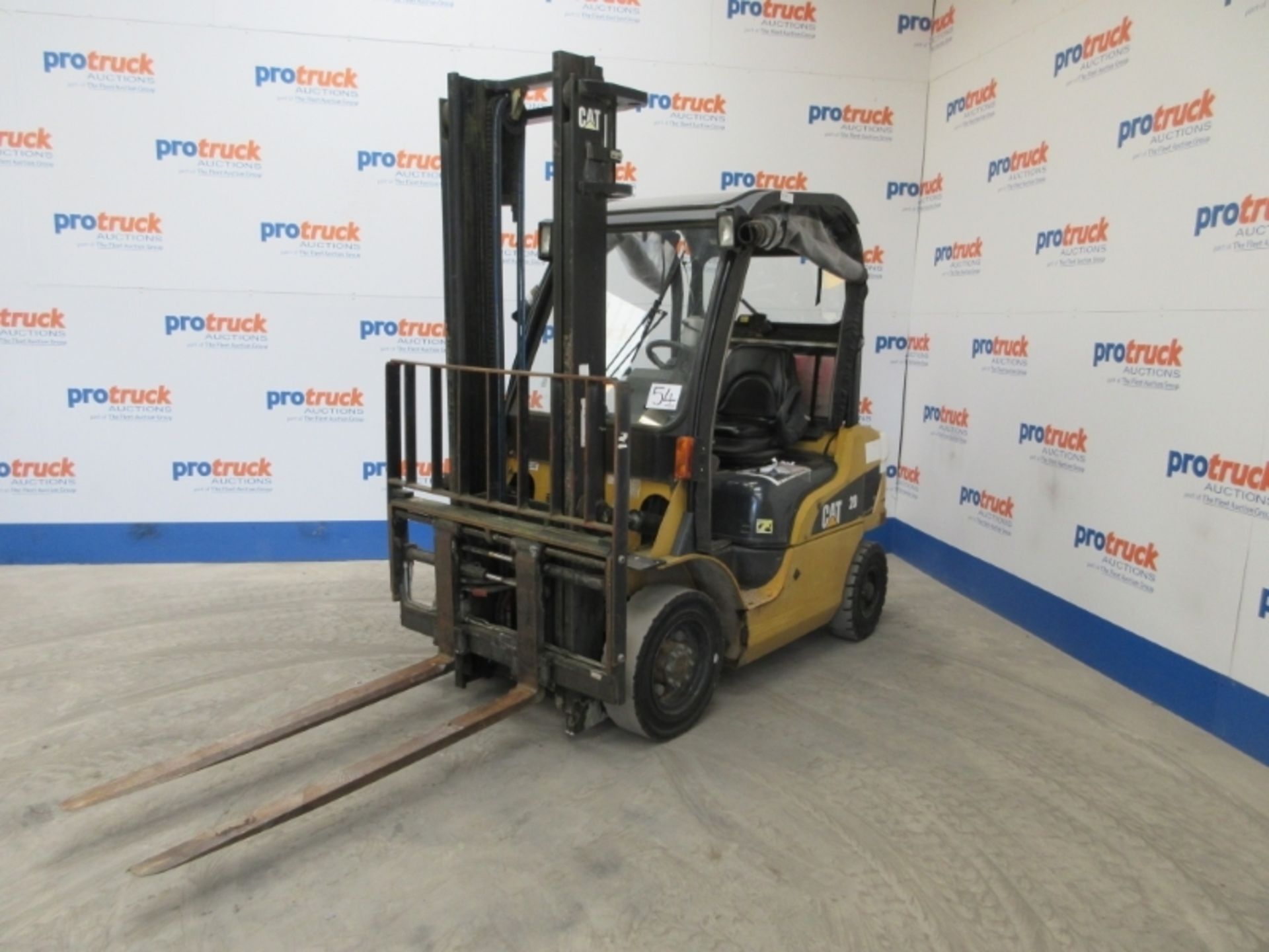 CAT GP20N Plant LPG / CNG - VIN: ET170L00357 - Year: 2008 - 1,475 Hours - Duplex sideshift forklift,