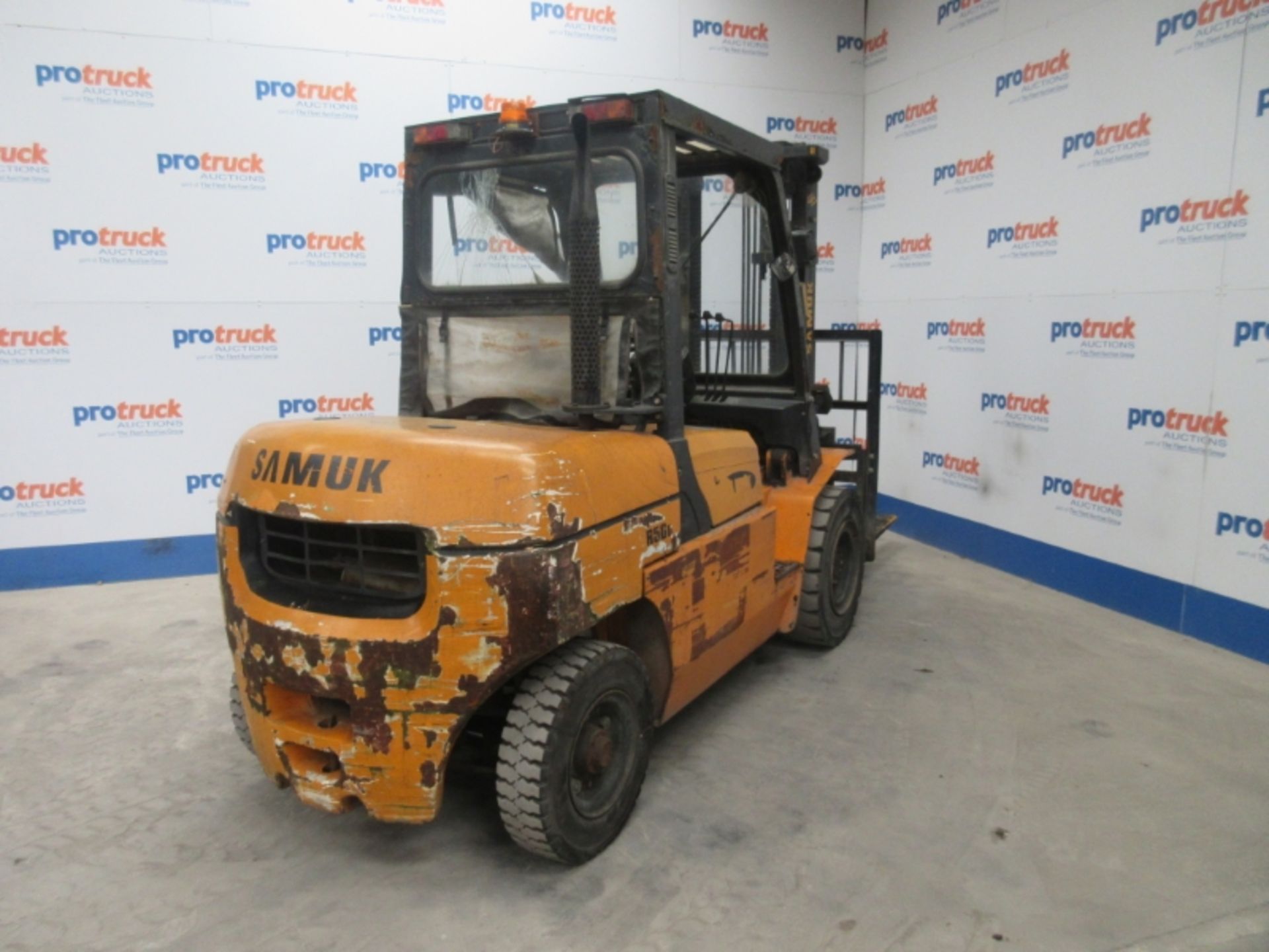 SAMUK R50F RXW5 Plant Diesel - VIN: 080826258 - Year: 2008 - 2,545 Hours - Duplex Forklift, - Image 4 of 7