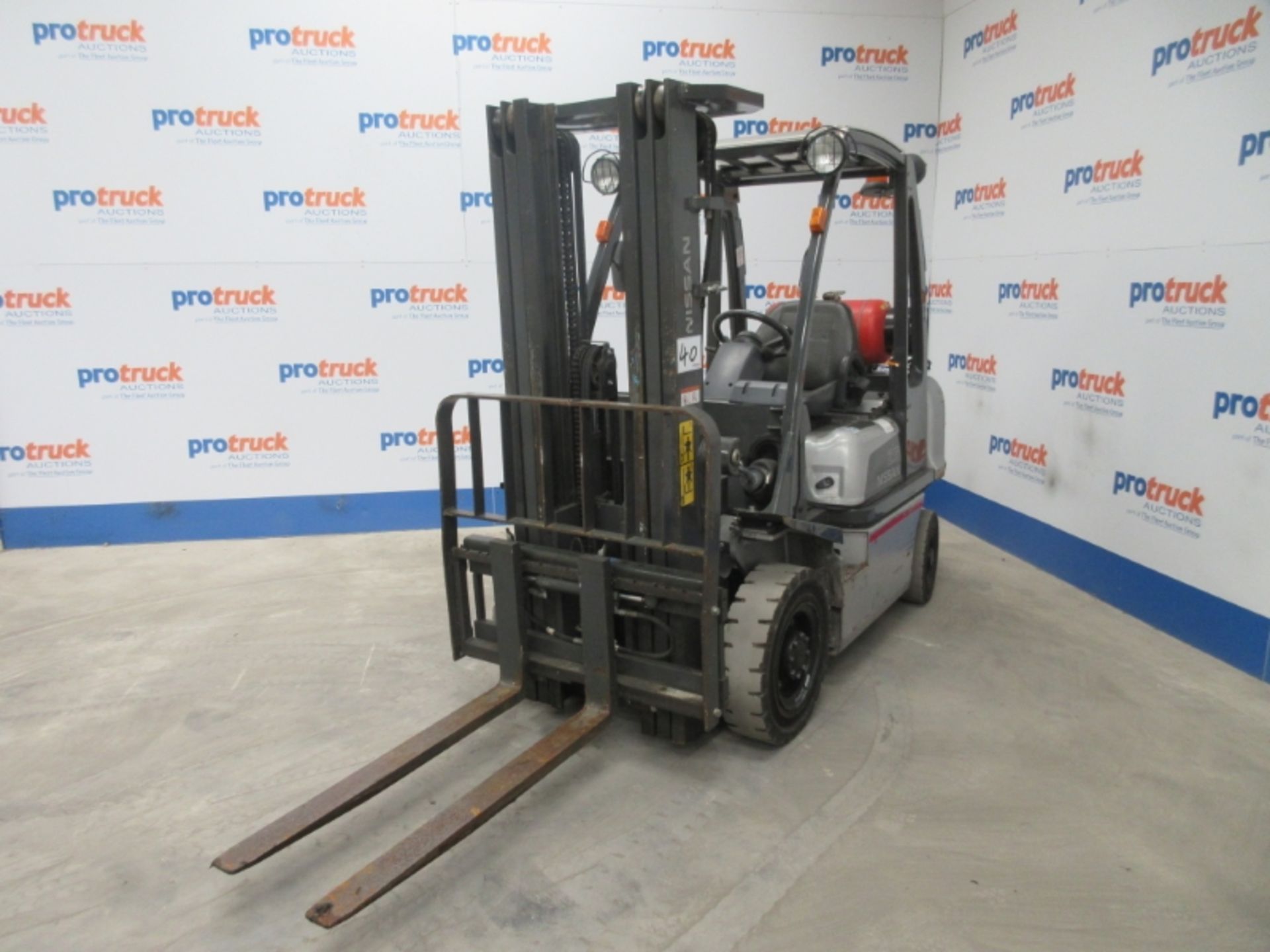 NISSAN U1D2A25LQ Plant LPG / CNG - VIN: U1D2E701341 - Year: 2011 - 3,217 Hours - Triplex Forklift,