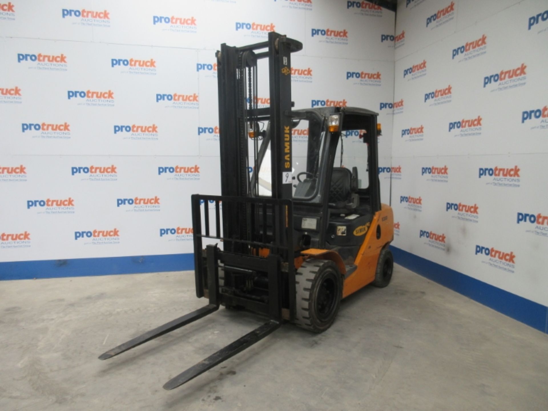 SAMUK B30D XW33M Plant Diesel - VIN: 100420143 - Year: 2010 - 5,142 Hours - Duplex Forklift, R.D.L