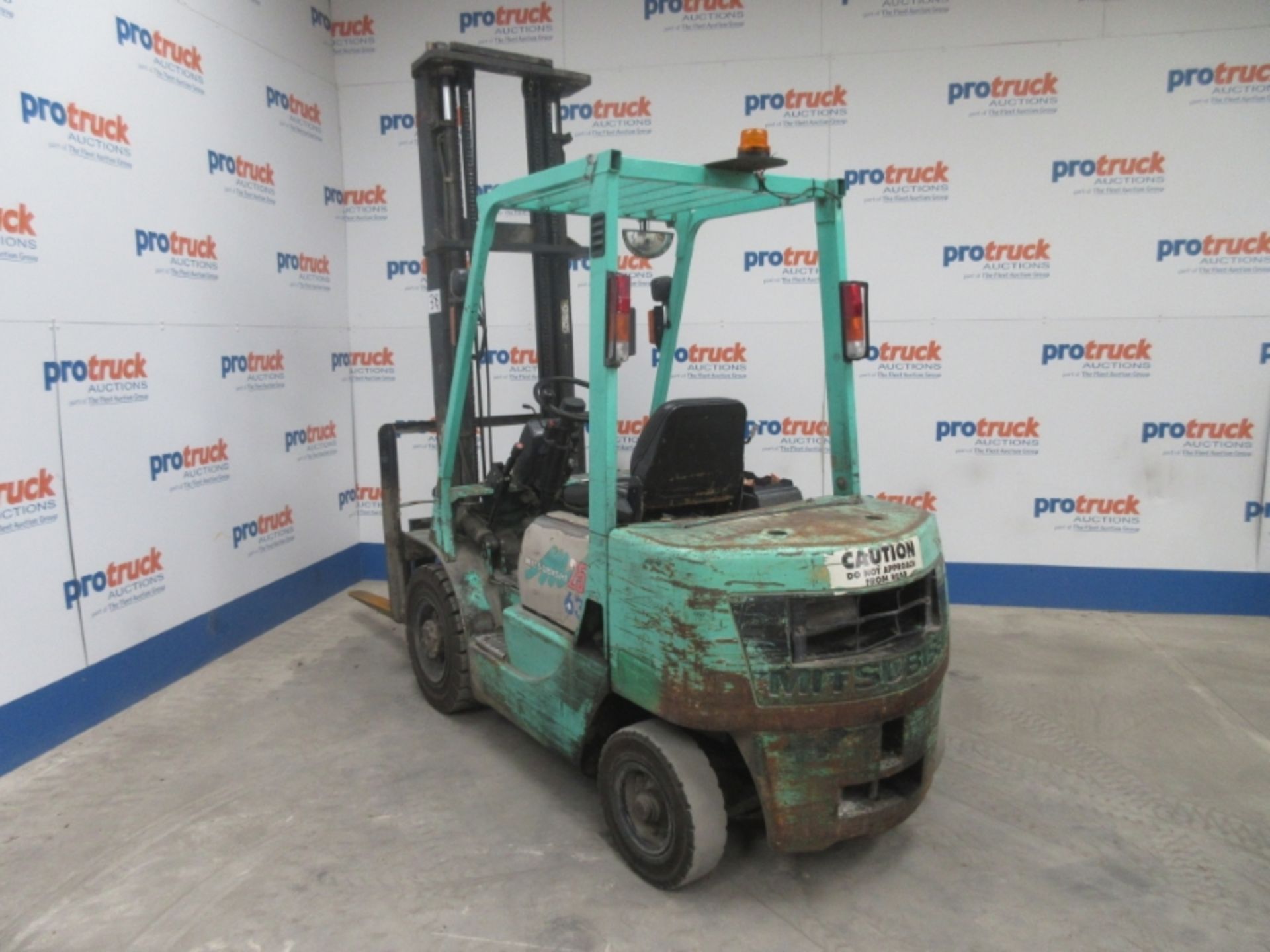 MITSUBISHI FD25 Plant Diesel - VIN: EF18B63003 - Year: 1998 - 16,541 Hours - Duplex Forklift, - Image 3 of 7