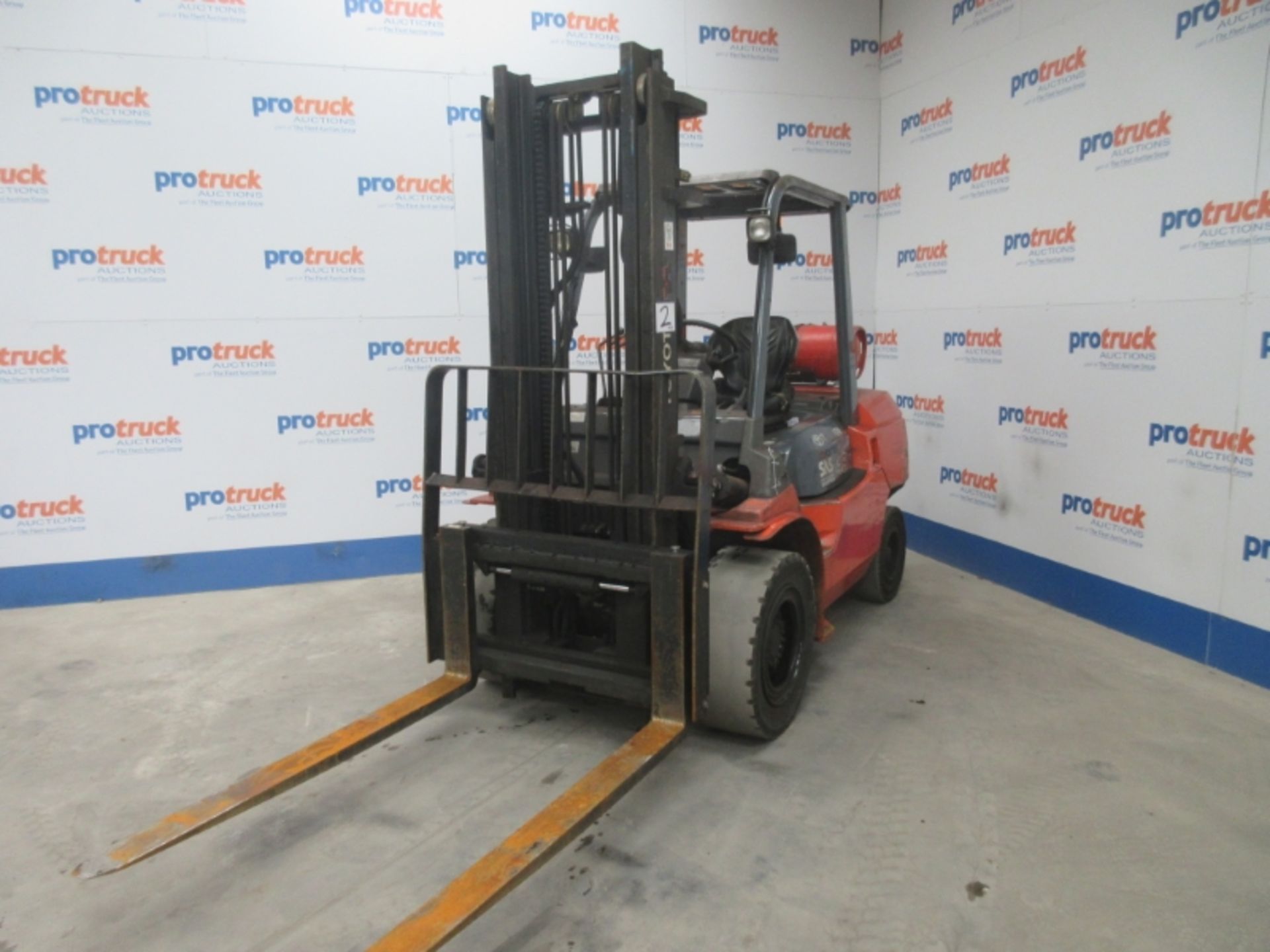 TOYOTA 02-7FG40 Plant LPG / CNG - VIN: E51830 - Year: 2013 - 5,842 Hours - Duplex Forklift,