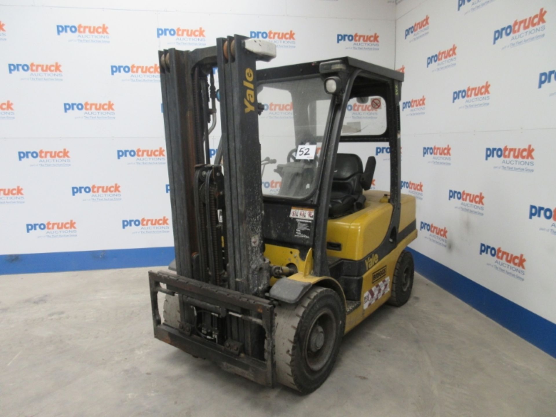 YALE GDP35VX E2195 Plant Diesel - VIN: B875B22057J - Year: 2011 - 5,442 Hours - Triplex Forklift,