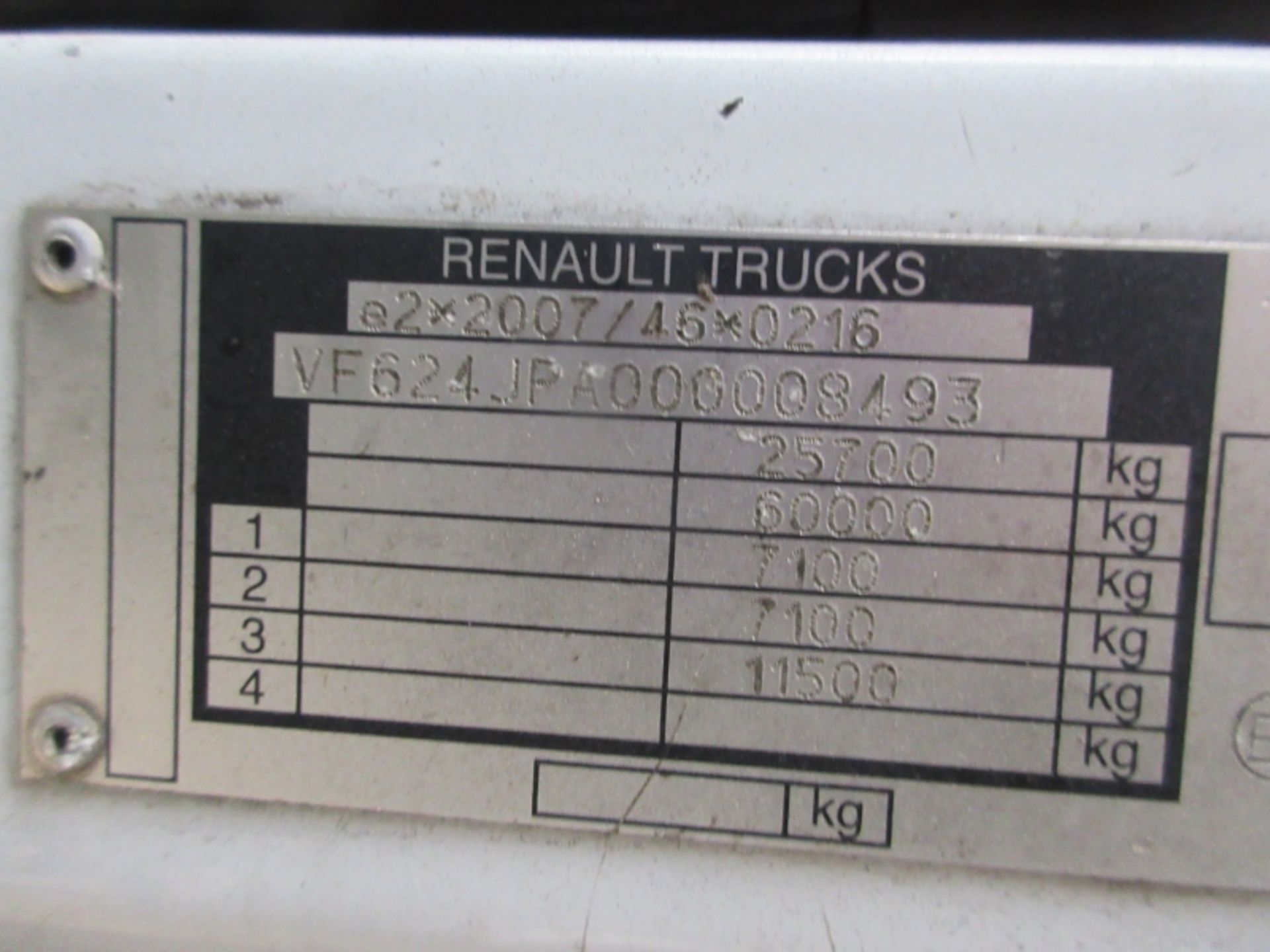 RENAULT TRUCKS PREMIUM 460DXI ROUTE (R4) - 10837cc Privilege Diesel Automatic - VIN: - Image 7 of 10