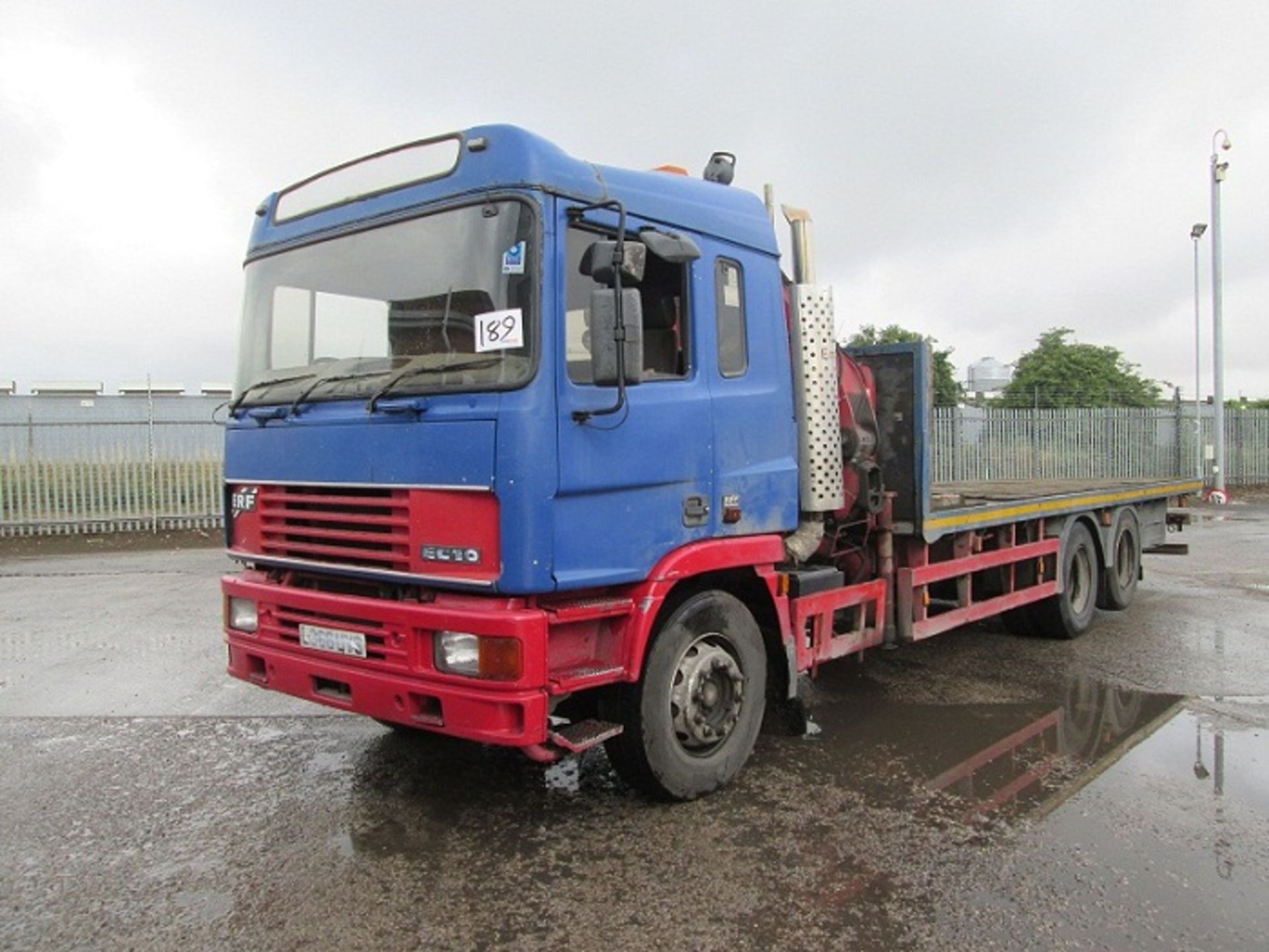 ERF EC10 - 10000cc Sleeper Cab Diesel - VIN: 74544 - Year: 1993 - 221,000 km - 6x2 Rearlift Flatbed,