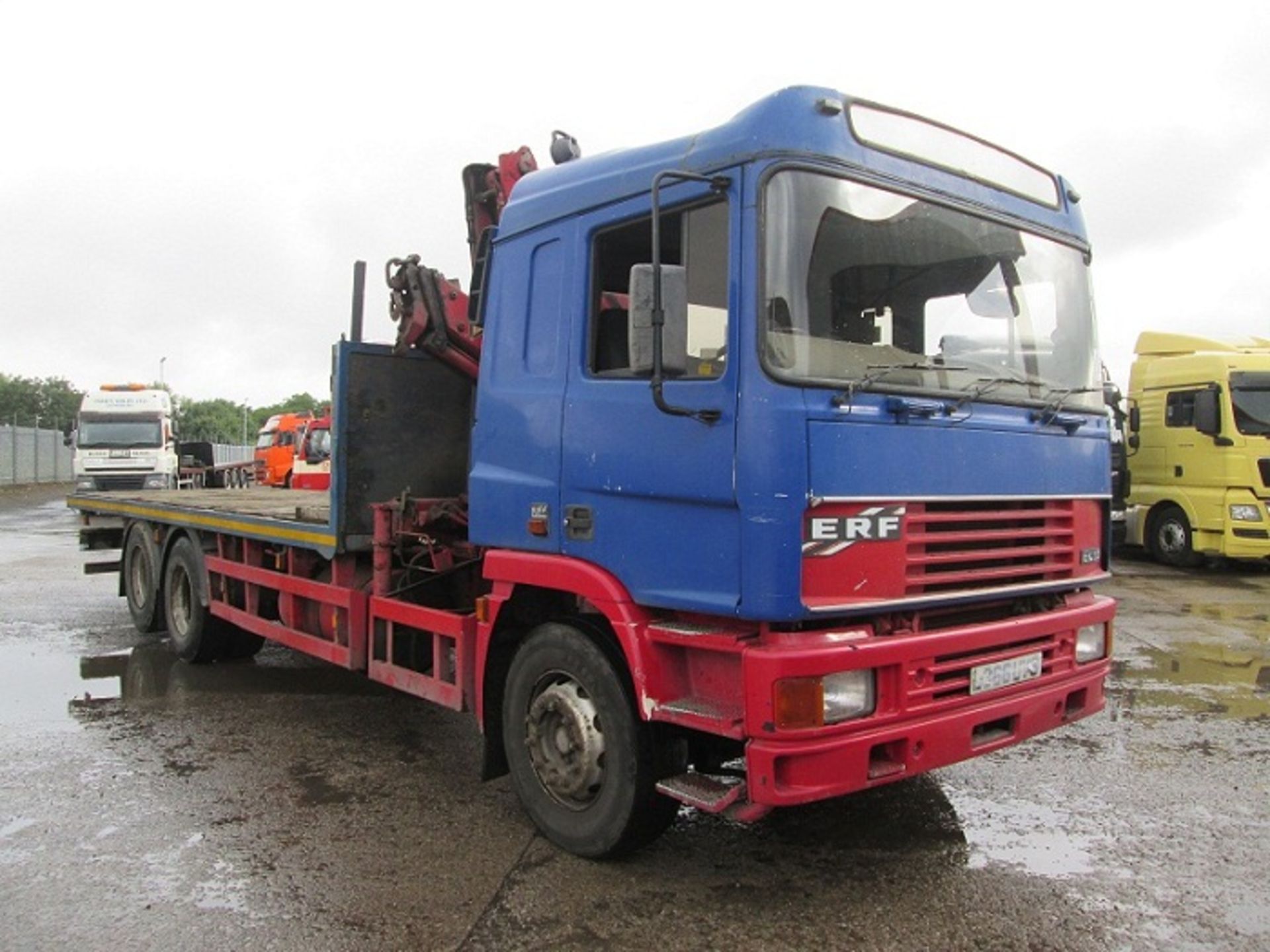 ERF EC10 - 10000cc Sleeper Cab Diesel - VIN: 74544 - Year: 1993 - 221,000 km - 6x2 Rearlift Flatbed, - Image 2 of 8