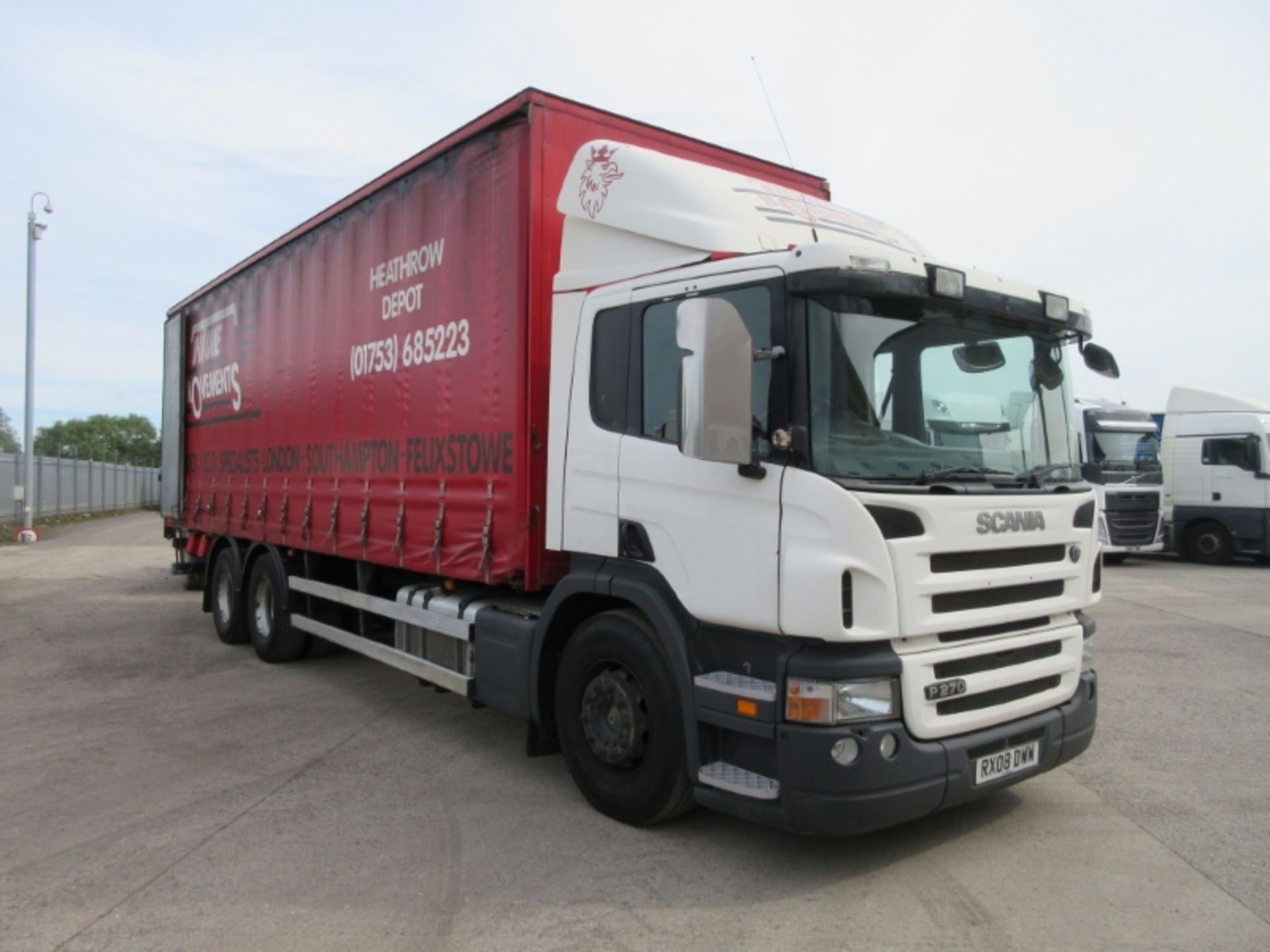 SCANIA P270 -SRS D-CLASS - 8970cc Day Cab Diesel - VIN: 5193454 - Year: 2008 - 682,000 km - 6x2 9M - Image 2 of 8