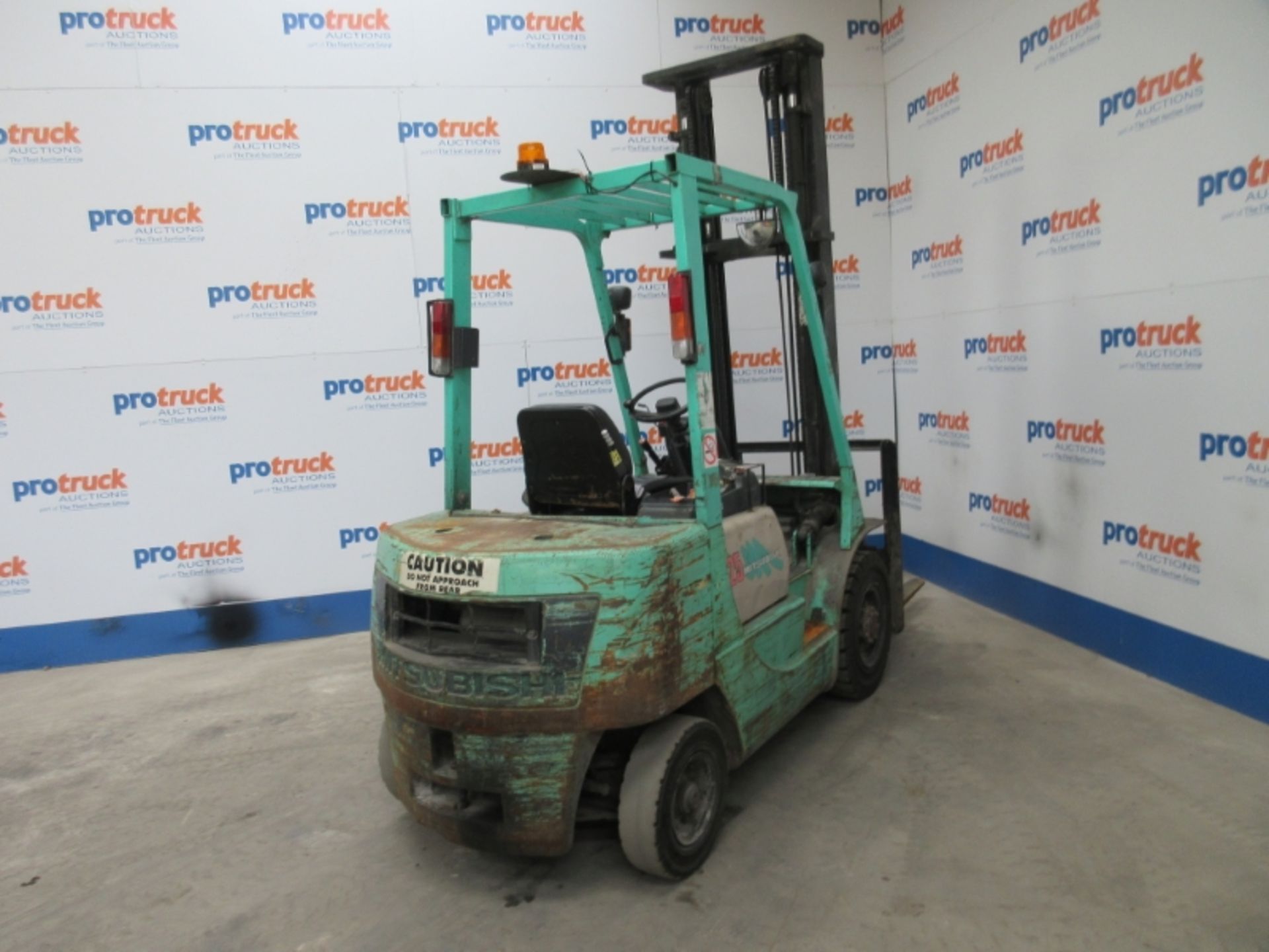 MITSUBISHI FD25 Plant Diesel - VIN: EF148B63003 - Year: 1998 - 16,542 Hours - Duplex Forklift, - Image 4 of 7