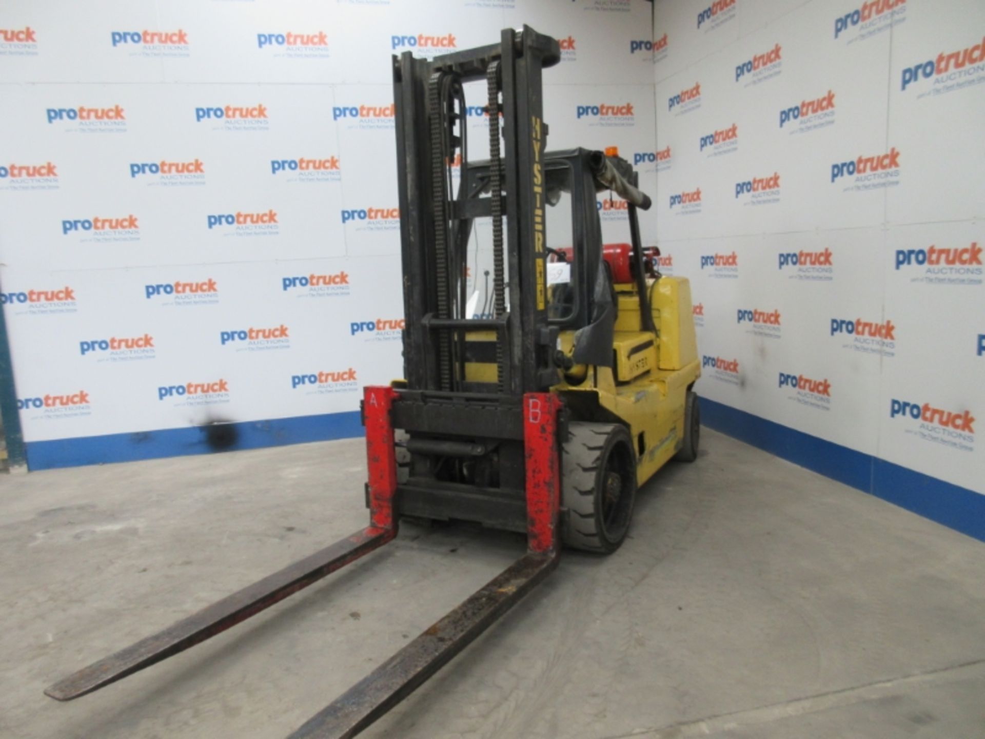 HYSTER S7.00XL Plant LPG / CNG - VIN: B024D04401T - Year: 1996 - 8,248 Hours - Duplex 4.6M Forklift,