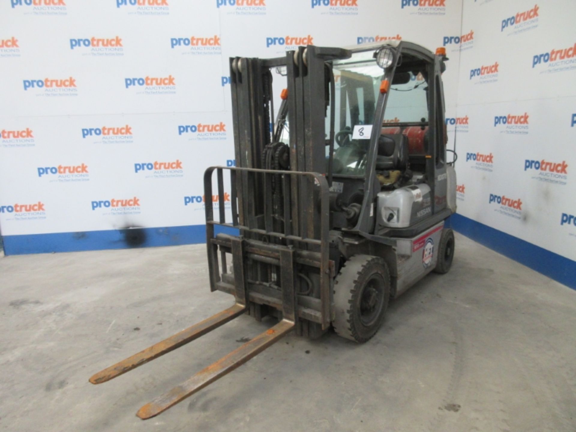 NISSAN U1D2A25LQ Plant LPG / CNG - VIN: U1D2E700096 - 13,588 Hours - Triplex 4.3M Forklift,