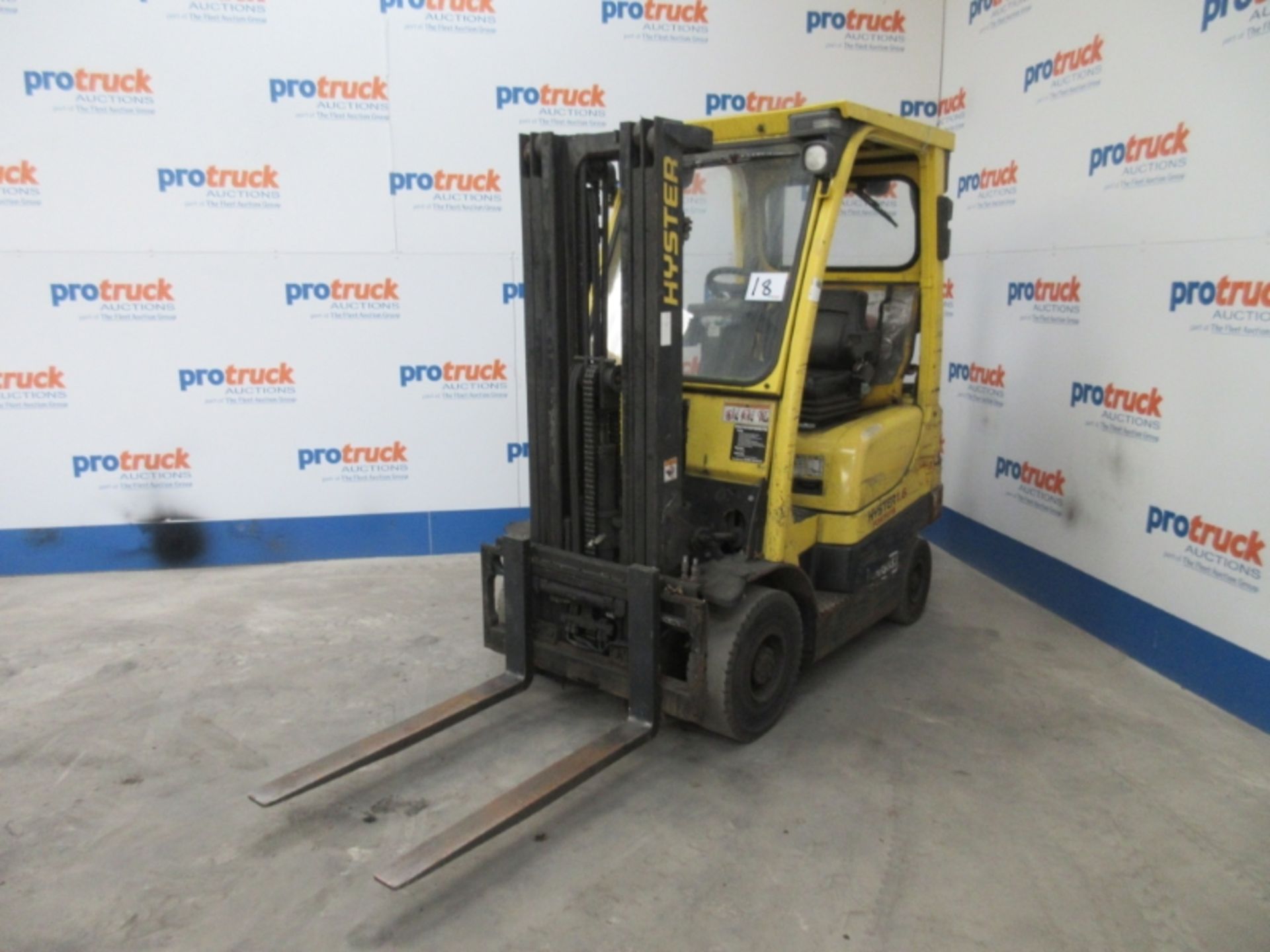 HYSTER H1.6FT Plant LPG / CNG - VIN: F001B08415L - Year: 2013 - 7,219 Hours - Triplex 4.4M Forklift,