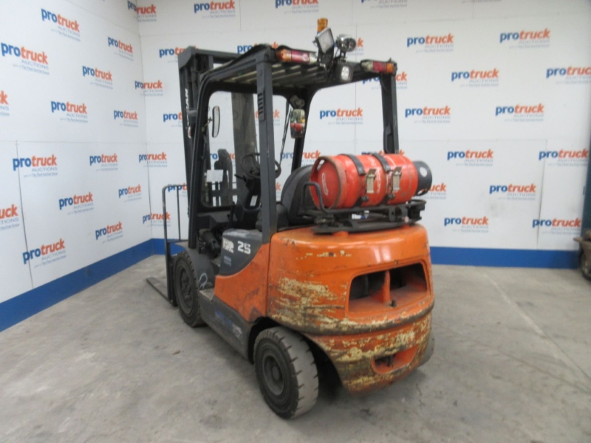 DOOSAN G25E-5 Plant LPG / CNG - VIN: MF00345 - Year: 2008 - . Hours - Triplex 3.2M Forklift, - Image 3 of 7