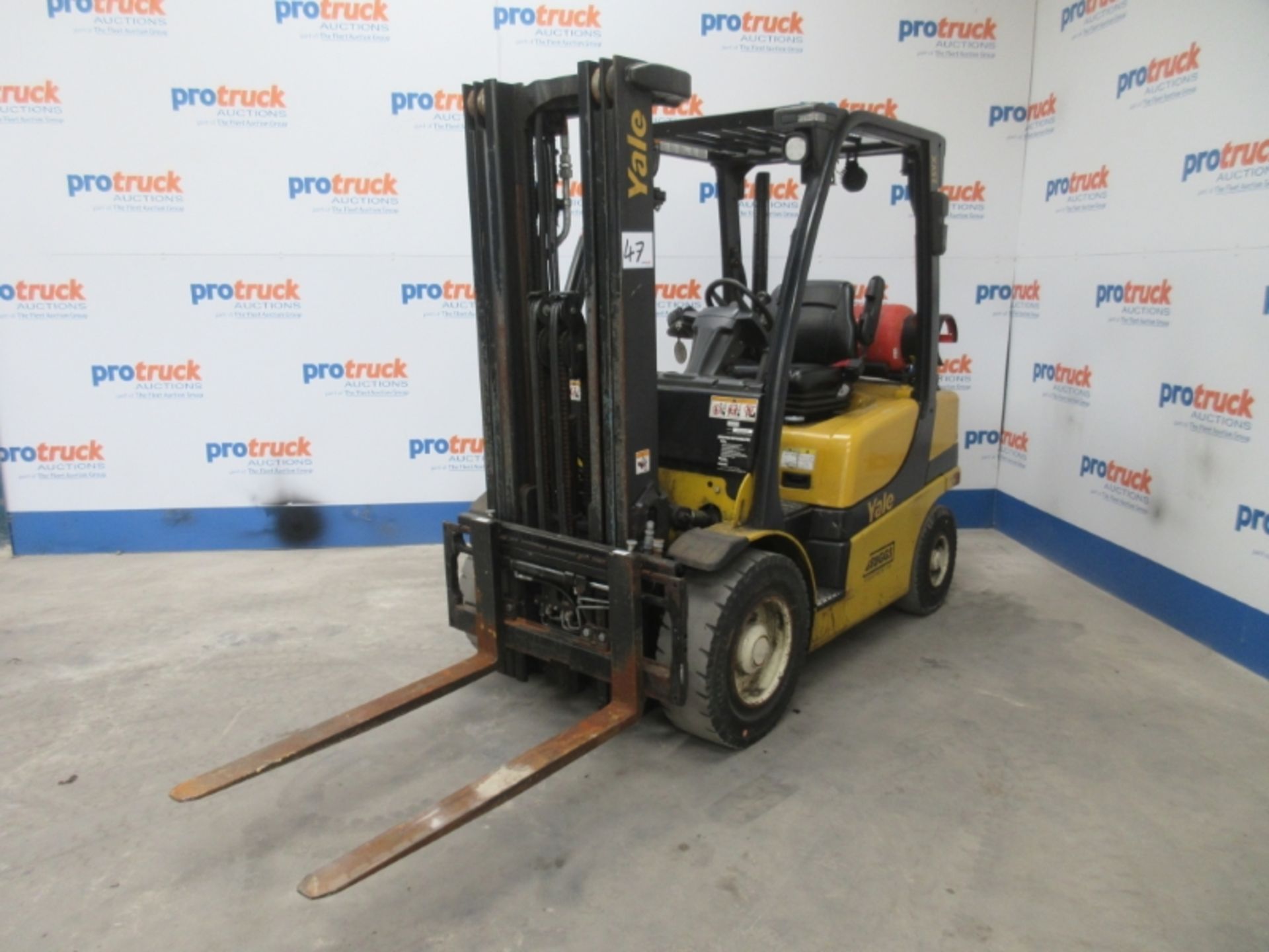 YALE GLP25VX E2170 Plant LPG / CNG - VIN: B875B24356K - Year: 2012 - 19,456 Hours - Triplex 4.9M