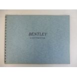 A Bentley Continental sales brochure with accompanying price list.