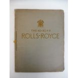 A Rolls-Royce 40/50hp Phantom II sales catalogue.