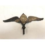 A rare winged Royal Flying Corps mascot.