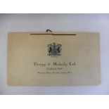 A Thrupp & Maberly Ltd. presentation pack for their coachwork on the 20/25hp or 25/30hp Rolls-Royce.