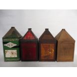 Four 5 gallon pyramid cans including Thelson and Germ.