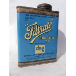 A Filtrate Penetrating Oil pint rectangular can, in excellent condition.