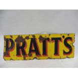 A Pratt's rectangular enamel sign by Protector of Eccles dated February 1922, 52 x 18".