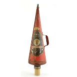 A Minimax conical fire extinguisher, in good condition.