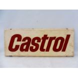 A Castrol fibreglass rectangular sign, 36 x 14".
