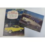 Two Studebaker sales brochures, 1951 and 1954.