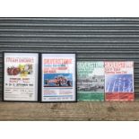 Three Silverstone posters from 1973 and one other.