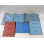 A selection of Austin Healey literature to include drivers handbooks for the 3000 model, workshop