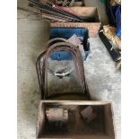 A large quantity of miscellaneous parts and fittings including Frazer Nash style seat frames, a