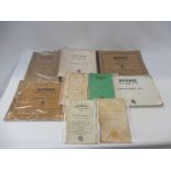 A quantity of Morris Commercial literature to include operation manuals and service parts lists