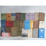 A large quantity of assorted car handbooks to include Austin Healey 3000, Maxwell, Essex etc.