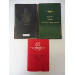 An Aston Martin DB2-4 Mark III instruction book, an Aston Martin instruction book for the 2-litre